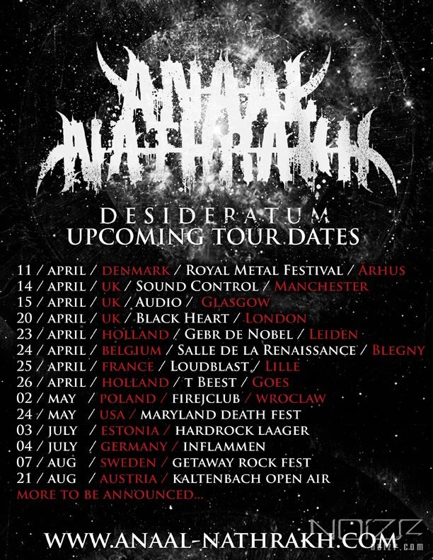 Anaal Nathrakh announces European and North American tour dates