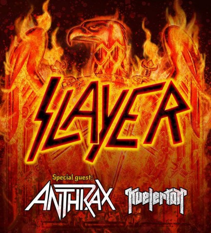 Slayer, Anthrax and Kvelertak will give joint shows in Europe
