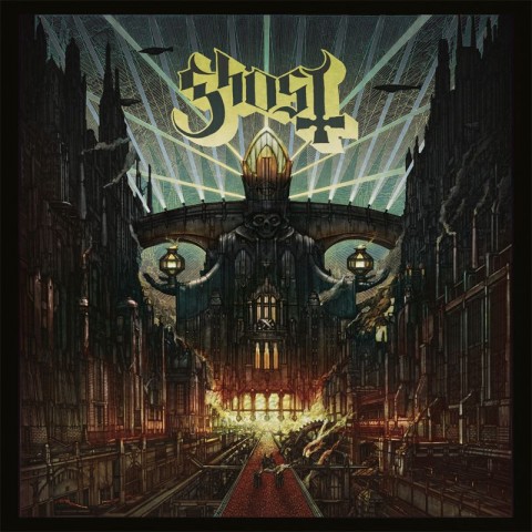 Artist posted photos of Ghost's new album cover art creation
