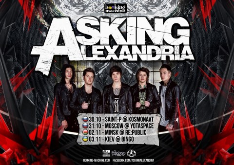 Asking Alexandria to give a show with new vocalist in Kyiv