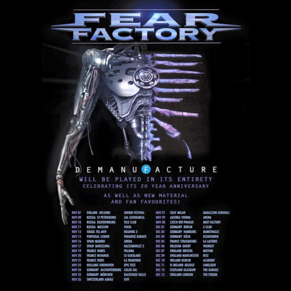 Fear Factory Tour 2015