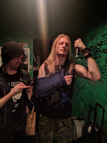 DragonForce’s vocalist injured after jumping out of moving van