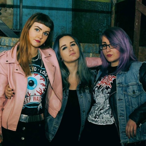 March 8 release: All-female trio Death Pill presents EP "Miss Revolt"