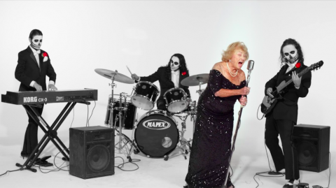 Granny goes metal: Inge & the TritoneKings with 96-year-old frontwoman
