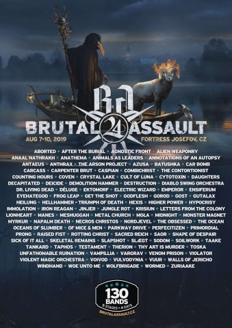 Квитки на фестиваль Brutal Assault за зниженою ціною будуть доступні до кінця квітня