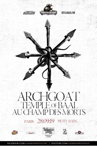 Archgoat to celebrate its 30th anniversary on September 28 with gig in Paris