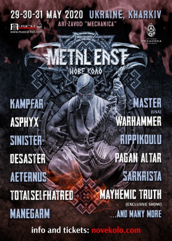 Metal East: Nove Kolo 2020 announces full line-up