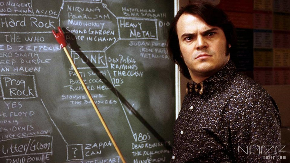 The still from the movie "The School of Rock" &mdash; Heavy metal will be taught at University of Helsinki