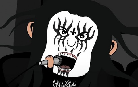 Жартівне анімаційне відео "Становлення блек-металіста"