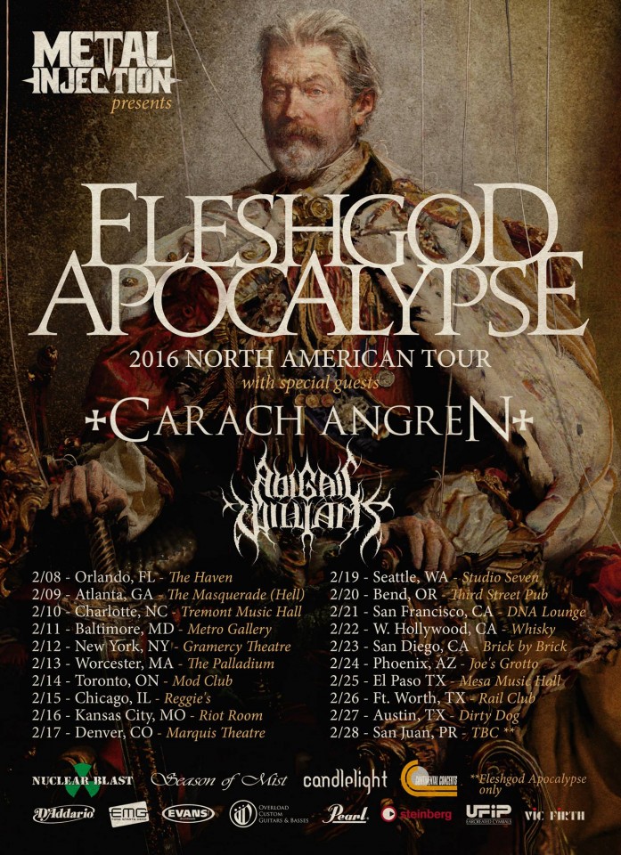Fleshgod Apocalypse KING cover art poster
