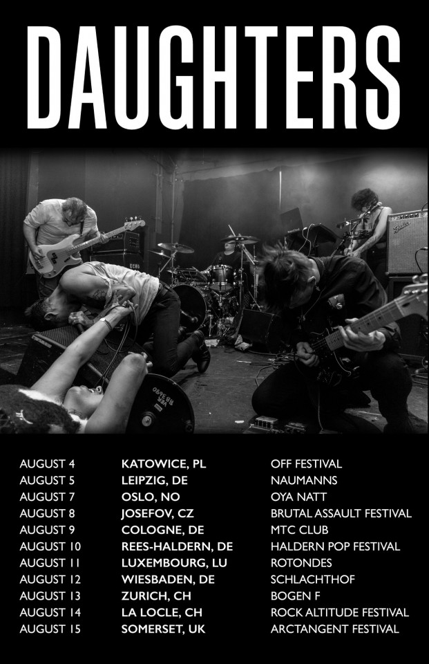 Daughters announce additional dates for their European tour
