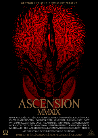 З 13 по 15 червня в Ісландії відбудеться метал-фестиваль Ascension