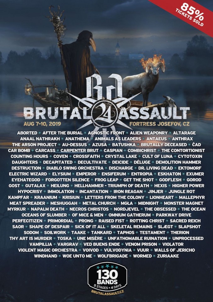 Brutal Assault festival announces final underground lineup